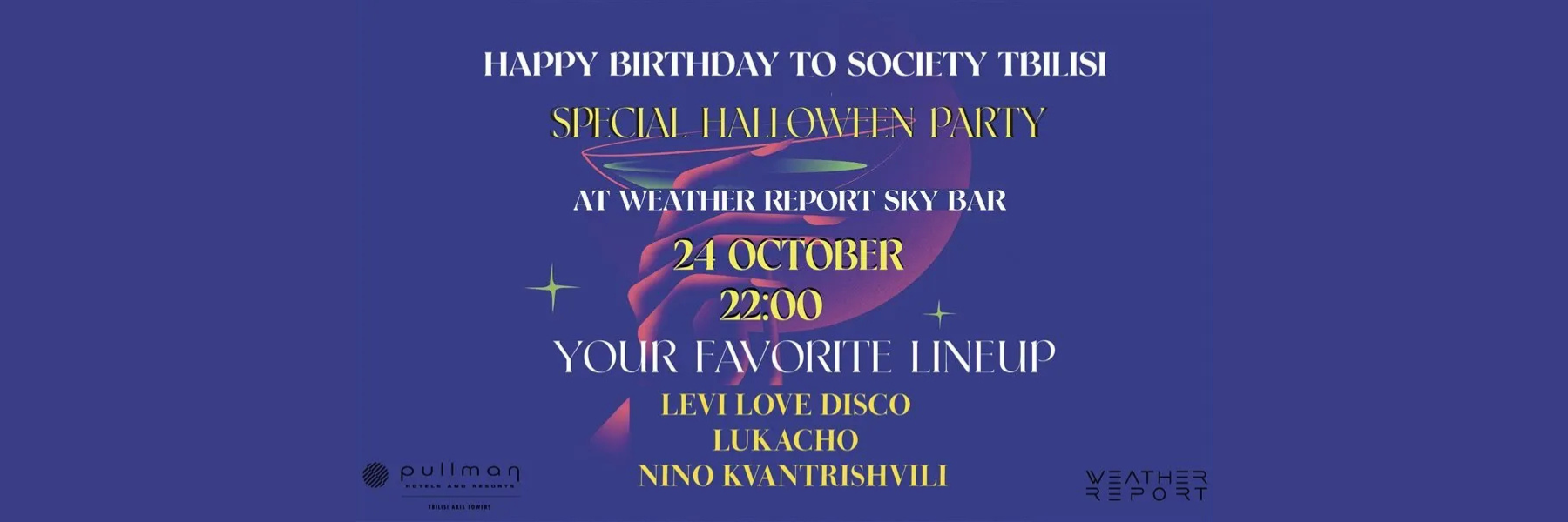 Halloween Party at Weather Report Sky Bar, 24 October 2025