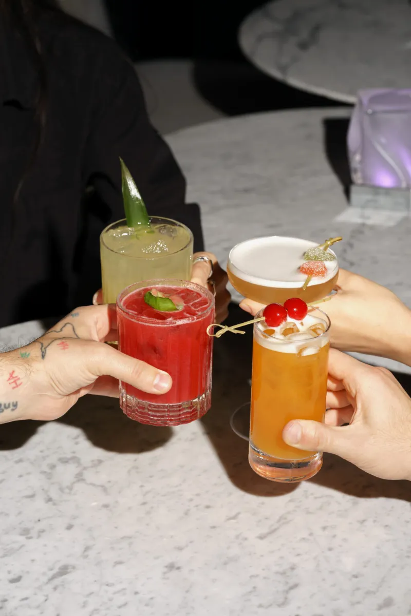 Craft cocktails at Weather Report Sky Bar