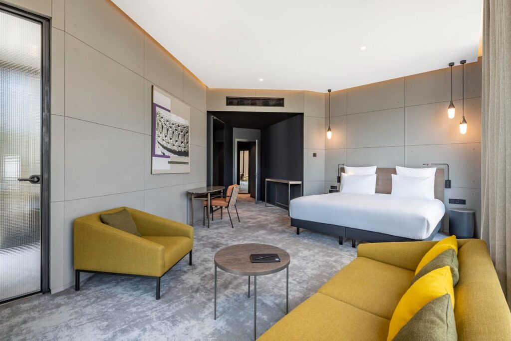 Superior Suite bedroom and living room, Pullman Tbilisi