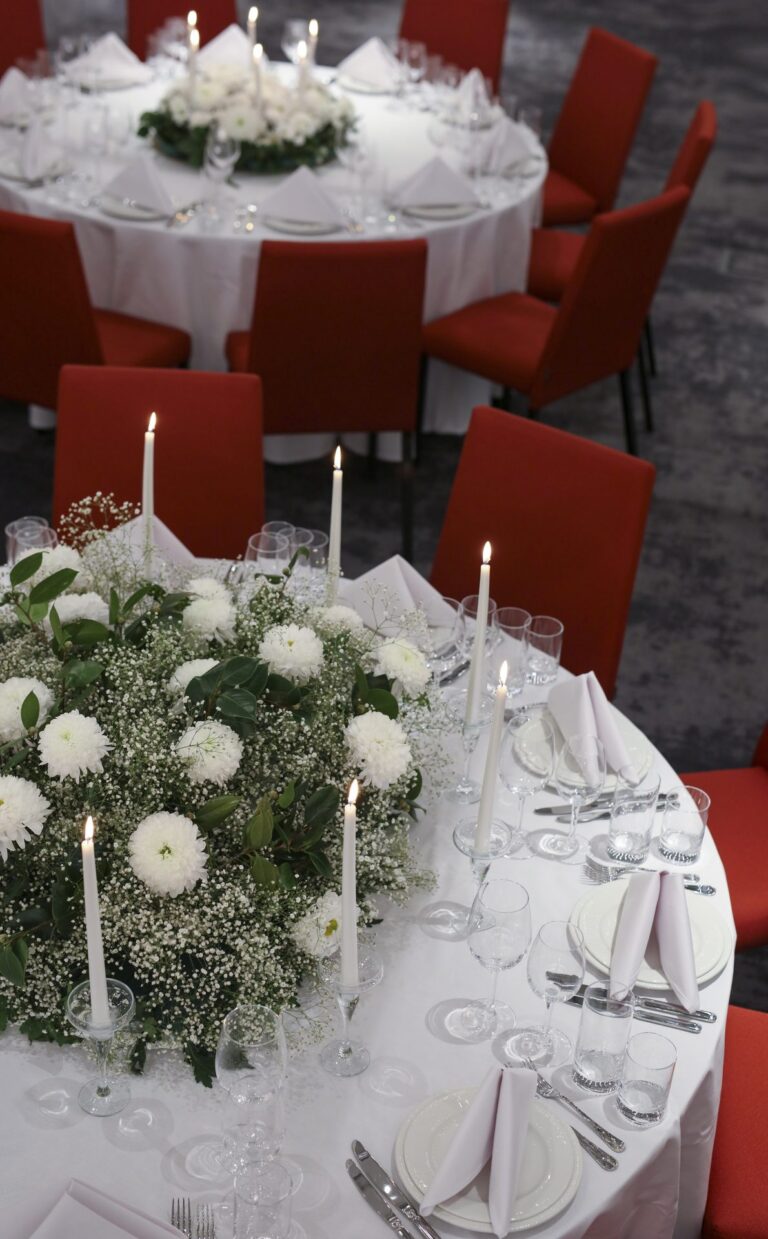 New Year's Eve table at Dumas