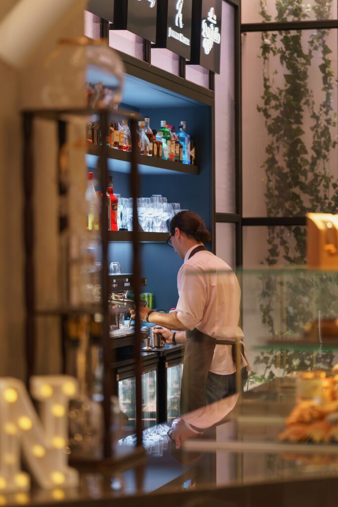Bartender at The Junction bar, Pullman Tbilisi