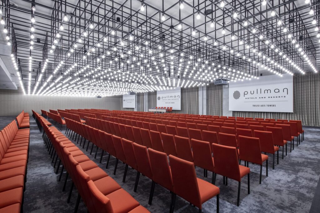 Grand Ballroom in theatre style for up to 700 guests